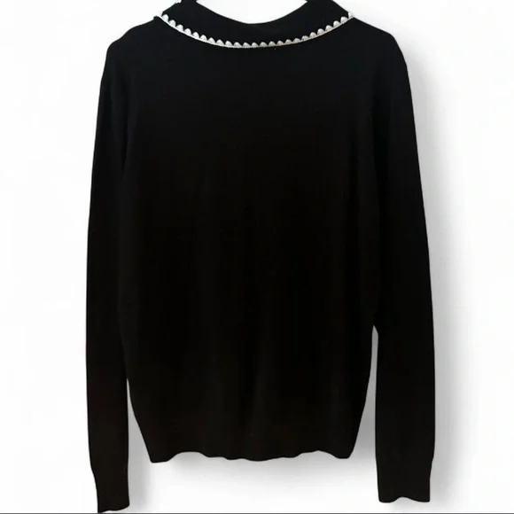 🆕 NTW Light weight, black knit sweater - Picture 2 of 5